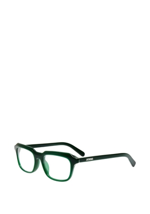 Jacquemus Citta angular-frame glasses - Green