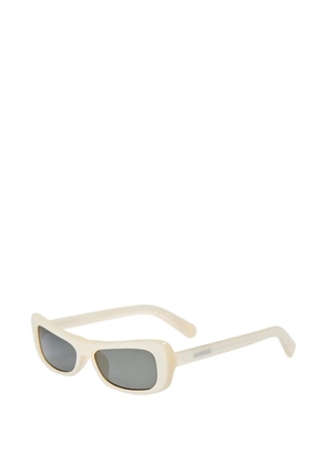 Jacquemus Capri cat-eye sunglasses - White