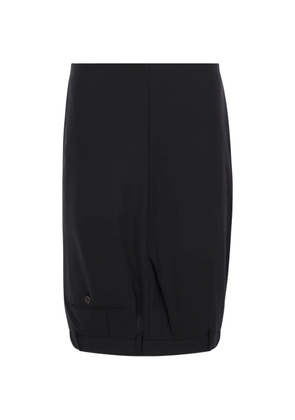 HODAKOVA belt-loop detail skirt - Black
