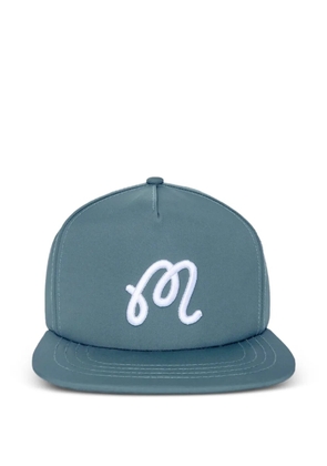 Malbon Golf embroidered snapback cap - Blue