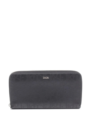 Christian Dior Pre-Owned 2000s Oblique Galaxy long wallet - Black
