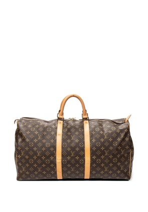 Louis Vuitton Pre-Owned 2000 Keepall 55 Monogram holdall bag - Brown