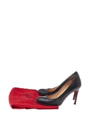 Christian Louboutin Pre-Owned 105mm Simple leather heeled pumps - Black