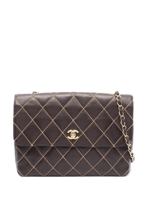 CHANEL Pre-Owned 2002-2003 Wild Stitch shoulder bag - Brown