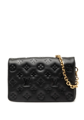 Louis Vuitton Pre-Owned 2021-2026 Monogram Embossed Pochette Coussin crossbody bag - Black