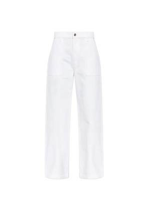 FRAME patch-pocket jeans - White