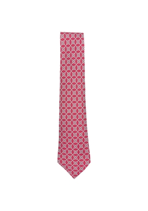 Hermès Pre-Owned 2000s geometric-print tie - Red