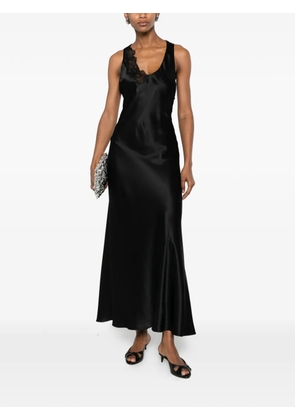 SIR. Montparnasse lace-trim racerback maxi dress - Black
