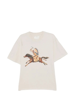 Melt graphic-printed T-shirt - Neutrals