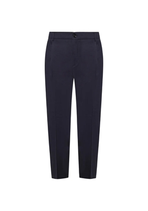BE ABLE New Riccardo pleated-front tapered trousers - Blue