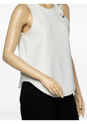 Balenciaga Pre-Owned embellished tank top - White