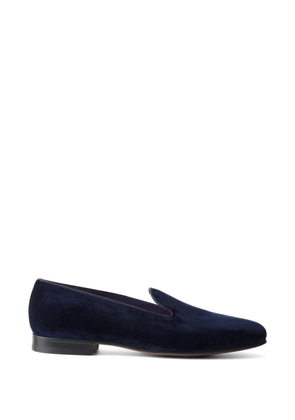 Ralph Lauren Purple Label Alonzo velvet loafers - Blue