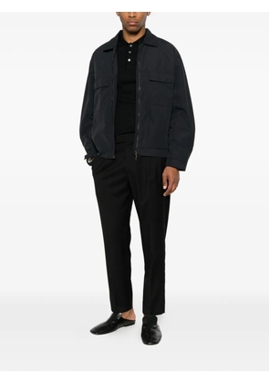 Low Brand Overseas pleated elasticated-waistband trousers - Black