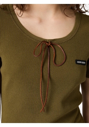 Miu Miu cotton dress - Green