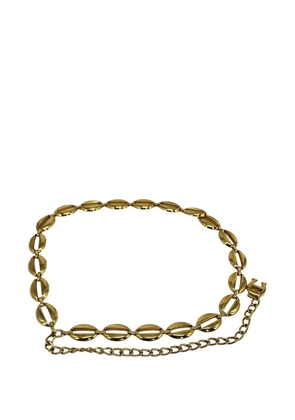 Madison 1970-1980s disc-link chain belt - Gold