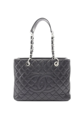 CHANEL Pre-Owned 2012 Matelassé GST tote bag - Black