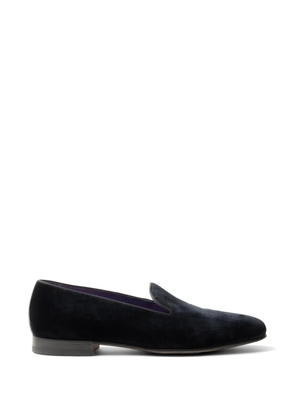 Ralph Lauren Purple Label Alonzo velvet loafers - Black