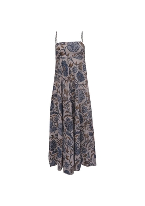 ZIMMERMANN Vitali floral-print dress - Neutrals