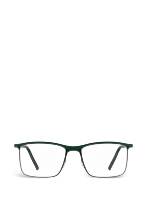 Silhouette rectangle-frame glasses - Green