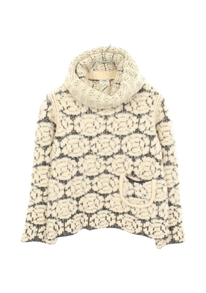 CHANEL Pre-Owned 1986-1988 turtleneck sweater - Neutrals