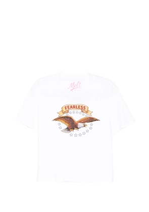 Melt eagle-print T-shirt - White
