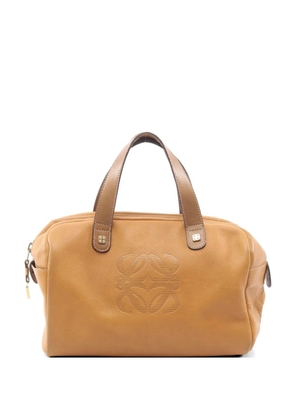 Loewe Pre-Owned 2000s Anagram Boston shoulder bag - Brown
