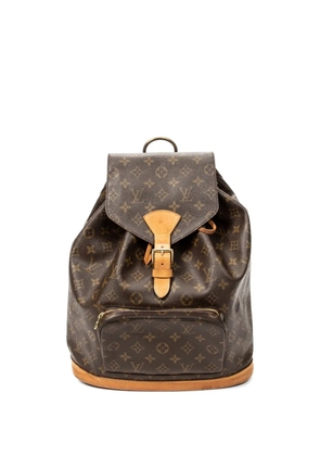 Louis Vuitton Pre-Owned 2001 Montsouris GM Monogram backpack - Brown