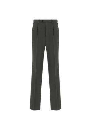 slowear pleated pressed-crease trousers - Grey