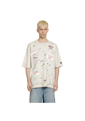 Embellished Sticker T-Shirt