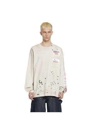Embellished Sticker Long Sleeve T-Shirt