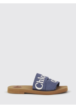 CHLOÉ Heeled Sandal Woman color Blue