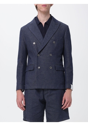 PAOLO PECORA Jacket Men color Blue