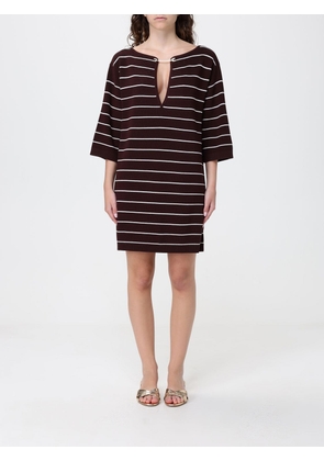 ELISABETTA FRANCHI Dress Woman color Brown