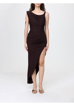 ELISABETTA FRANCHI Dress Woman color Brown