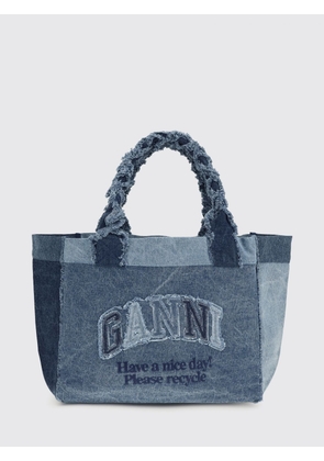 GANNI Handbag Woman color Blue
