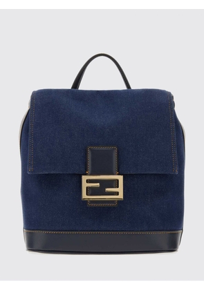 FENDI Backpack Woman color Blue