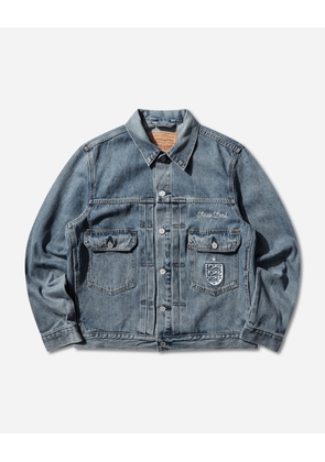 Men s England Football Type II Trucker Jacket Blue