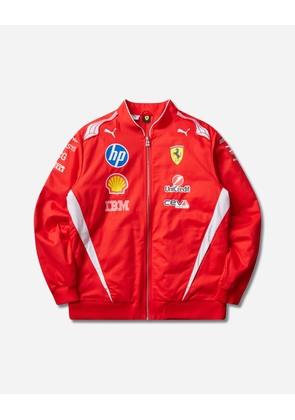 Scuderia Ferrari HP Replica Drivers Authentic Bomber Jacket Red
