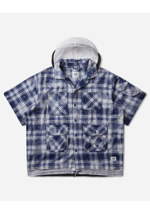 Men s TDC Double Layered Shacket Deep Indigo