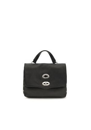 Zanellato Black Calf Leather Bos Taurus Handbag