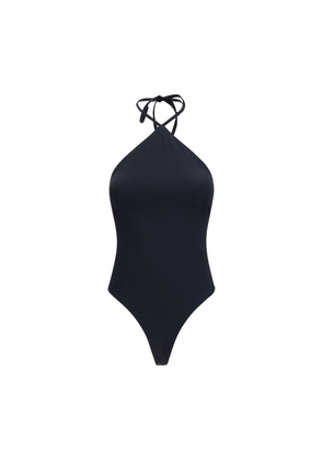 Jacquemus Black Nylon One-Piece Swimsuit - M