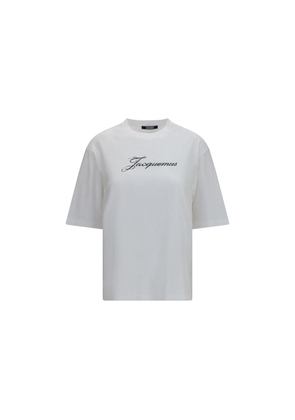 Jacquemus White Cotton T-Shirt - L