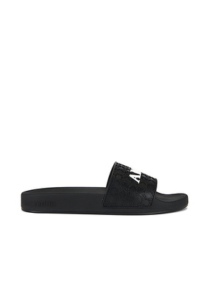 Amiri MA Quad Pool Slide in Black - Black. Size 42 (also in 43).