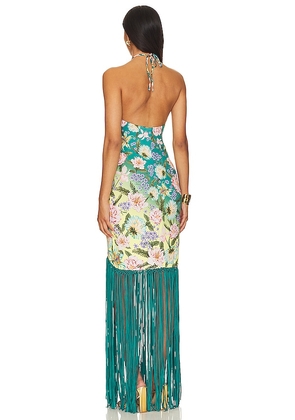 Agua Bendita x REVOLVE Allis Dress in Teal. Size S. Also in L.