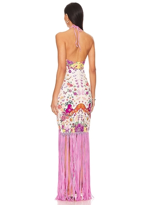 Agua Bendita X Revolve Aliss Maxi Dress in Ivory. Size S. Also in M, L, XL.
