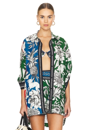 Agua Bendita Chrissy Top in Multi. Size S. Also in XS, M, L.