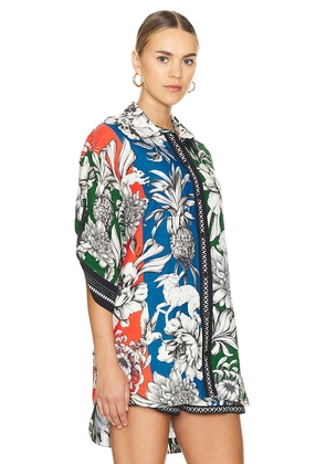 Agua Bendita Chrissy Top in Multi. Size S. Also in L, M, XS.