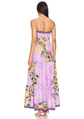 Agua Bendita x REVOLVE Suzie Maxi Dress in Purple. Size S. Also in XS, M, L.