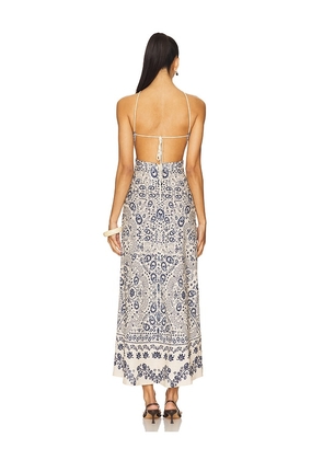 Agua Bendita Indira Atma Dress in Navy,Neutral. Size S. Also in L, M.