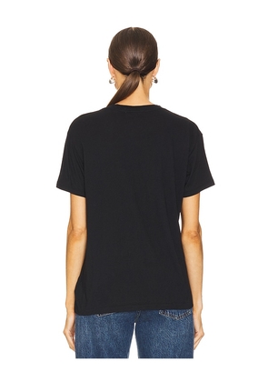 Eterne Short Sleeve Boyfriend Tee in Black. Size M. Also in S, XS.